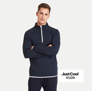 JC031 AWDis French Navy Just Cool 1/2 Zip Sweatshirt JC031 AWDis French Navy Just Cool 1/2 Zip Sweatshirt