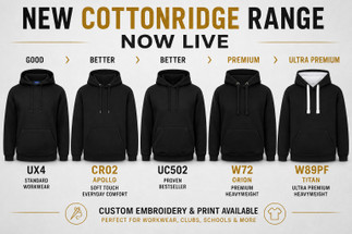 CottonRidge Hoodies Now Live at Kit-You-Out | Premium Custom Hoodies UK