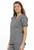 Cherokee 4700 v-neck unisex scrub top in grey for healthcare professionals