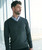 Henbury HB720 jumper in navy – embroidered corporate knitwear