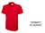 Tarbert Academy Secondary School red polo shirt with embroidered school logo