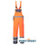 S488 Portwest Hi-Vis Breathable Contrast Rain Bib & Brace Orange/Navy