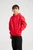 Cottonridge CR02K kids hoodie in red – custom embroidered or printed hoodie