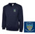 Dalamlly Primary School navy blue v-neck sweatshirt with embroidered school logo