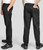 Back and side view of Dennys DC18 polycotton fabric trousers with comfortable full elasticated waistband