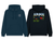 Appin Show 2026 navy hoodie with embroidered left breast logo and exclusive tractor design printed on the centre back