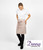 Dennys DP110 polyester waist apron with pocket embroidered or printed for professional hospitality, restaurant and bar staff