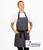Dennys DP146 canvas bib apron with split skirt embroidered or printed for professional catering and hospitality uniforms
