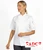 ADC DD85ADC short sleeve asymmetric chef's jacket embroidered or printed for professional chefs and catering uniforms