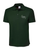 Curious Learners bottle green polo shirt with printed childcare logo