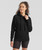 Black SS038 Fruit of the Loom Womens Hoodie