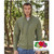 SS222 Fruit of the Loom Classic Olive Zip Front Hoodie