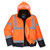 Portwest S266/S463 Hi-Vis Bomber Jacket in orange/navy – waterproof safety workwear