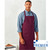 PR102 Premier Burgundy 100% Organic Cotton Bib Apron PR102 Premier Burgundy 100% Organic Cotton Bib Apron