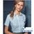 PR336 Premier Light Blue Womens Signature Oxford Short Sleeve Shirt