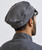 Back view of Premier PR653 chef’s skull cap in grey denim