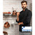 PR661 Premier Black Cuisine Long Sleeve Chef's Jacket