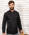 PR665 Premier Black Stud Front Long Sleeve Chef's Jacket