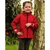 Result R121J kids softshell jacket in red for schoolwear and branded clothing