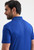 Uneek UC127 men’s ultra cool workwear polo shirt in royal blue, back neck detail