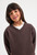 Uneek UC206 children’s classic V-neck sweatshirt in brown for school wear