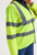 Uneek UC802 long sleeve hi-vis safety waistcoat in yellow