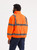 Uneek UC804 hi-vis bomber jacket rear view