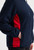 Uneek UC617 two tone full zip fleece jacket in navy and red for workwear