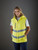 YK026 Yoko Yellow Hi-Viz Kensington Hooded Gilet YK026 Yoko Yellow Hi-Viz Kensington Hooded Gilet