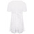 La Beeby Chloe White Ladies Wrap Tunic - back