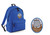 Kilninver Primary School royal blue backpack with embroidered school logo