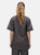 Behrens NSTP Smart Scrub Top in storm grey back view