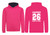Primary School Leavers Varsity Hoodie 2026 Print 1 Hot Pink & French Navy