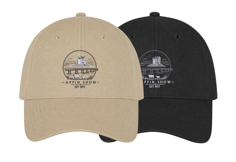 Appin Show 2026 embroidered cap with the new Appin Show logo on the front