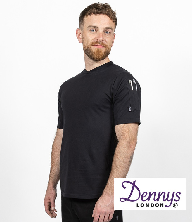 Dennys DH120 StayCool chef T-shirt custom printed for professional chefs, kitchen teams and hospitality uniforms