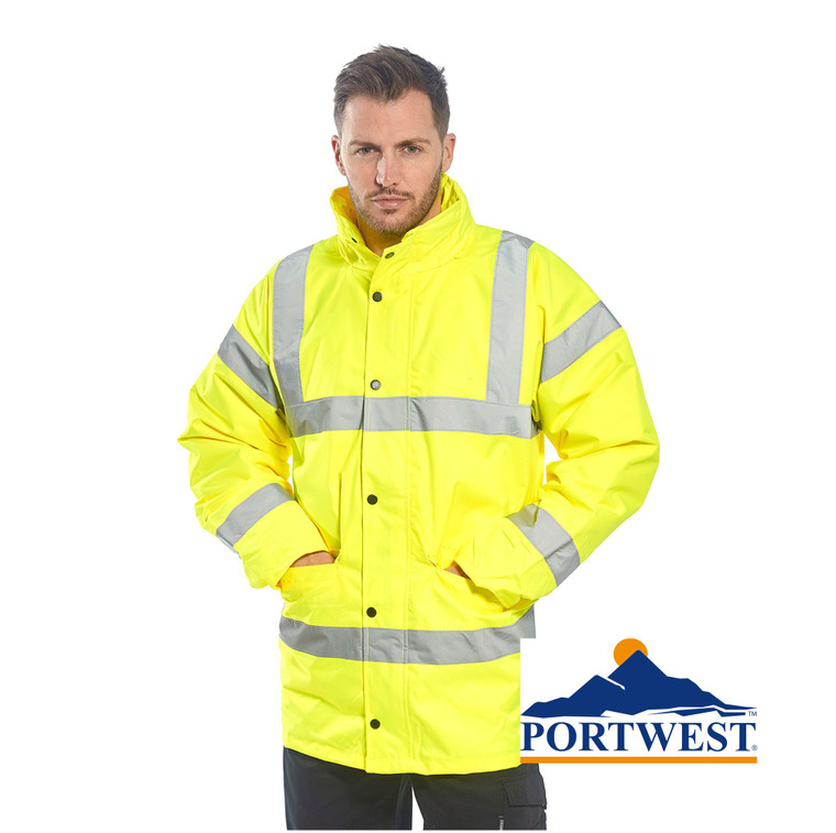 PW003 Portwest S460 Hi-Vis Yellow Traffic Jacket