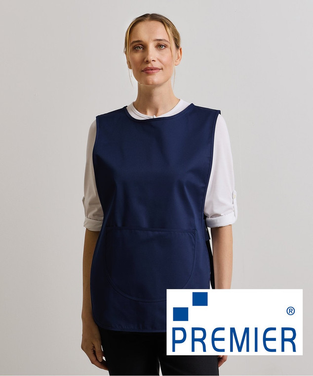 Premier PR171 Pocket Tabard custom branded workwear tabard