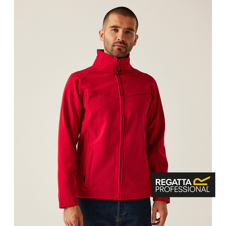 Regatta Professional RG150 Uproar Softshell stretch workwear jacket suitable for embroidery and print branding