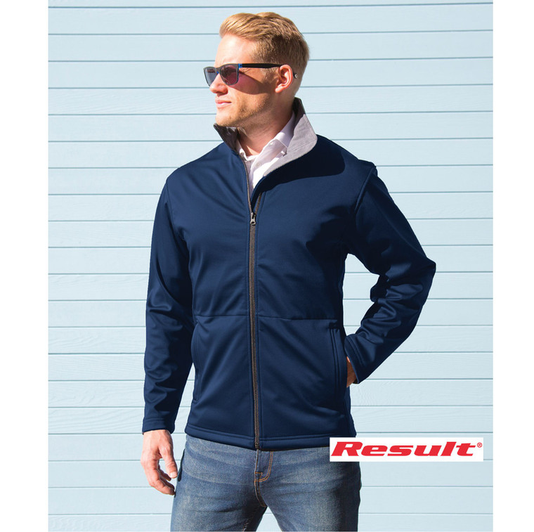 R209X Result Core Navy Softshell Jacket