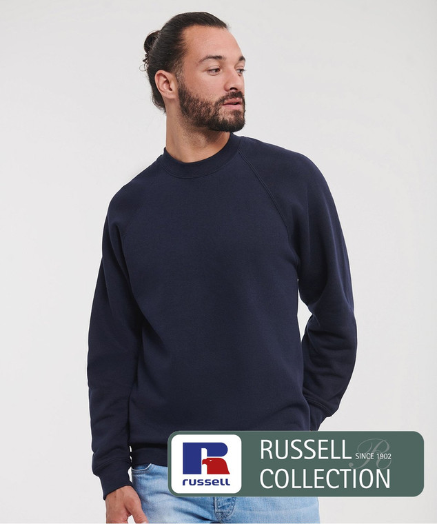 Russell 7620M classic sweatshirt custom printed or embroidered workwear