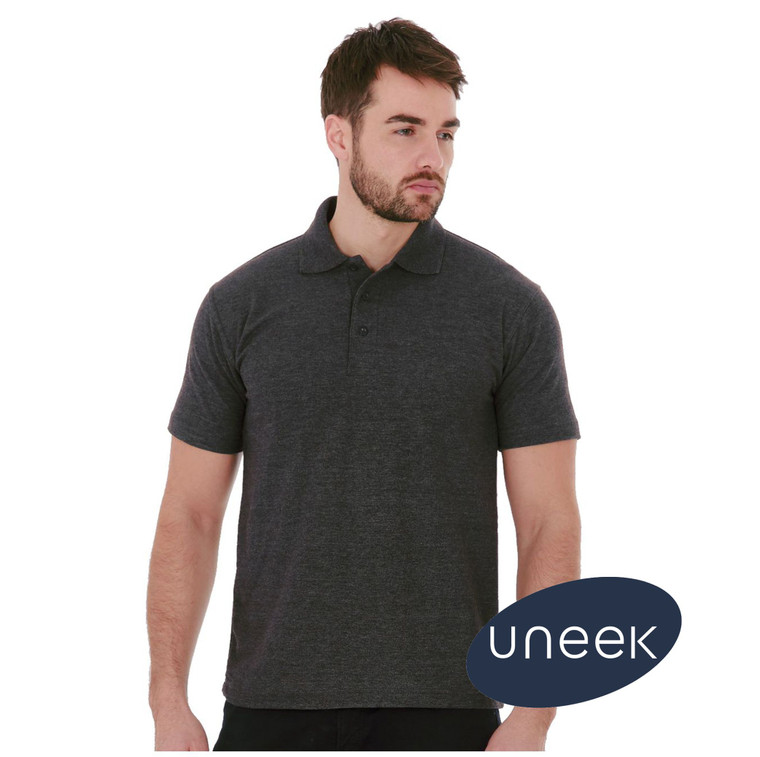 UX1 Uneek Charcoal UX Polo Shirt