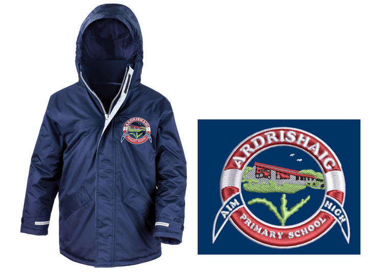 Ardrishaig Primary School Uniform Children's Navy Winter Parka