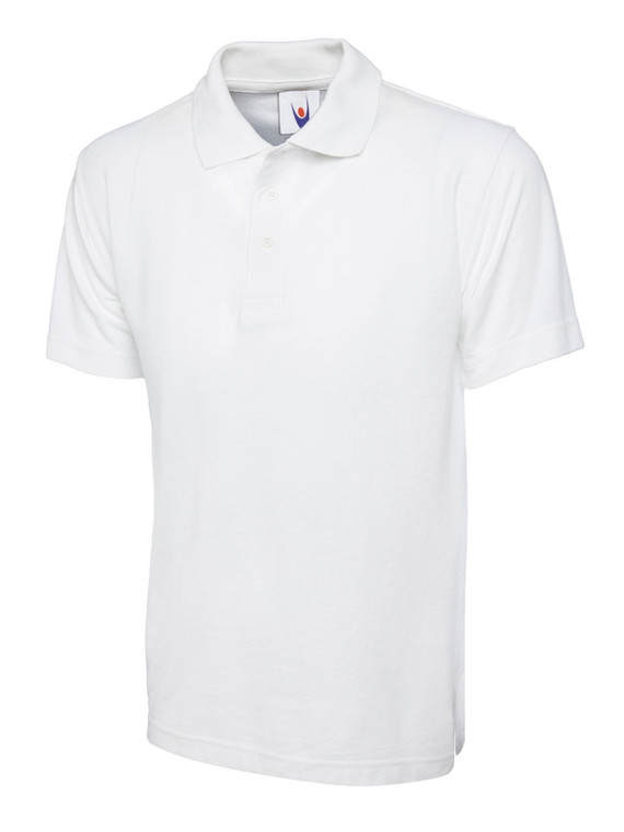 Furnace Primary School Uniform Adult Polo Shirt White (No logo)