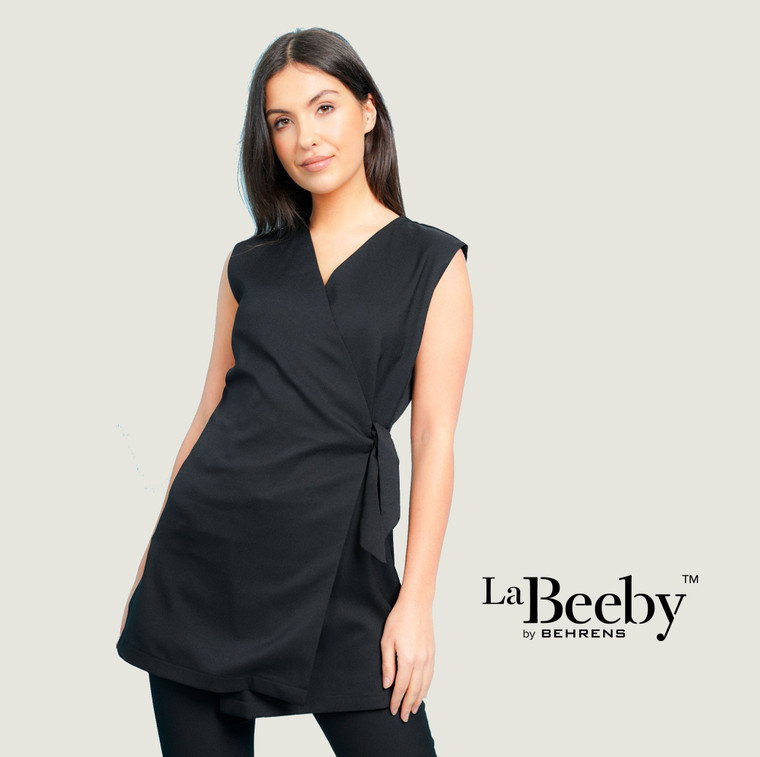 La Beeby Amie Black Ladies Wrap Tunic