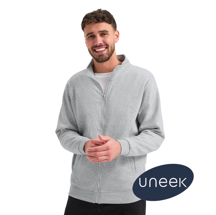 Uneek UC212 deluxe unisex sweat jacket for workwear and uniforms