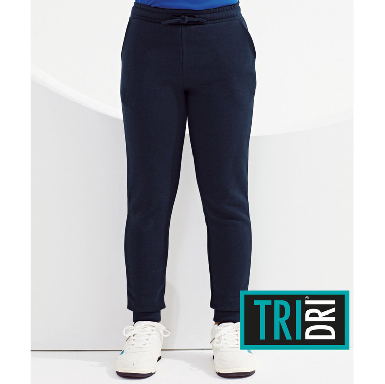 TR55B TriDri Navy Kids Recycled Joggers
