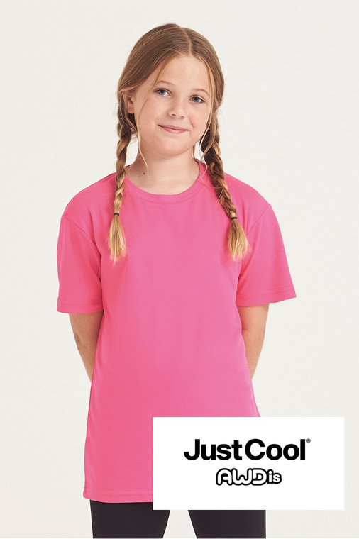 AWDis JC01J Kids Cool T-Shirt lightweight performance PE top