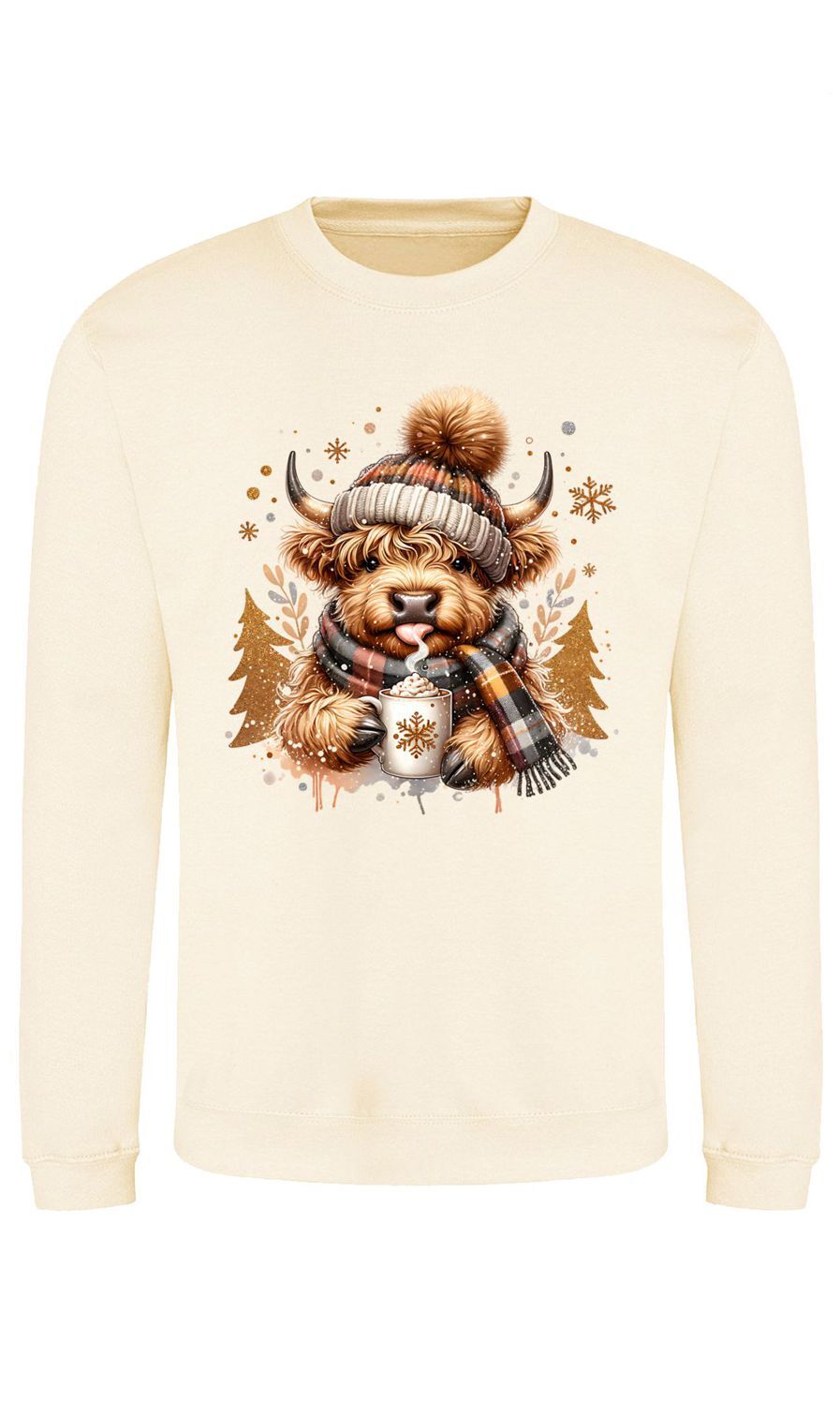 Cosy printed sweatshirt form Scottish Gift Shop