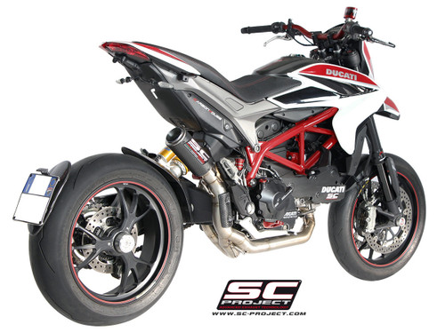 SC Project CR-T Full System Exhaust Ducati Hypermotard 821/939/SP/ 2013-2018