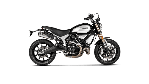 Akrapovič Slip-On/Optional Link Pipe Exhaust Ducati Scrambler 1100 2018-2019